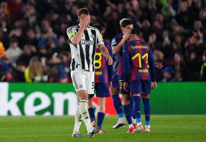 继热刺之后，纽卡是第二支欧冠单场丢了7球的英格兰球队