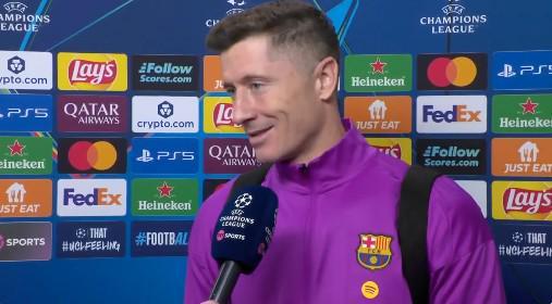 莱万：为整支球队感到骄傲，下半场比赛进入了我们的节奏