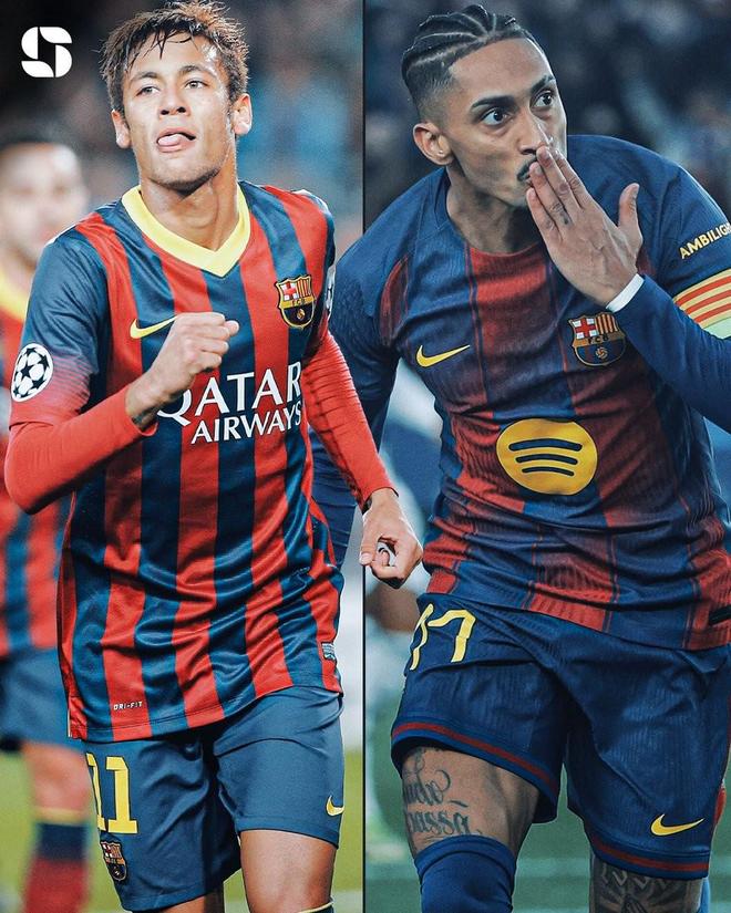 追平内马尔，拉菲尼亚是欧冠参与30球所用场次最少的巴西球员